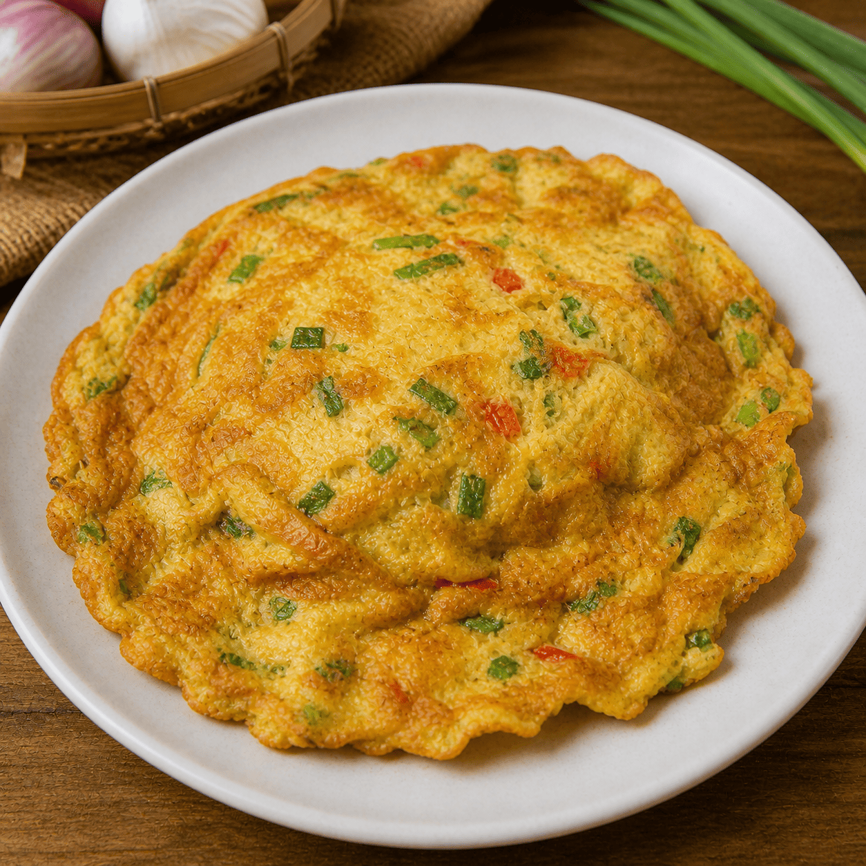 Telur Dadar di Warteg Warmo Tebet